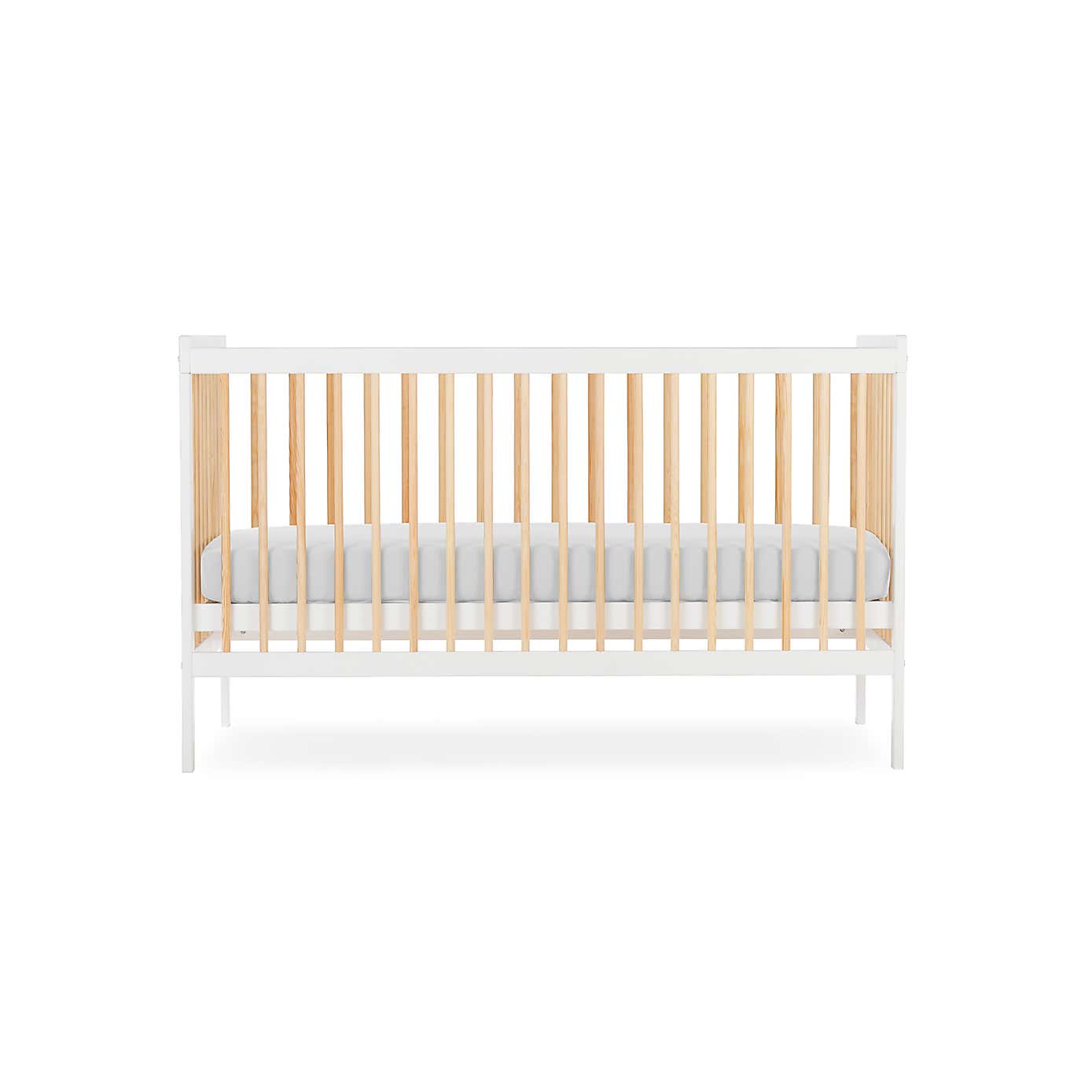 CuddleCo Nola Cot Bed, Painted Pine