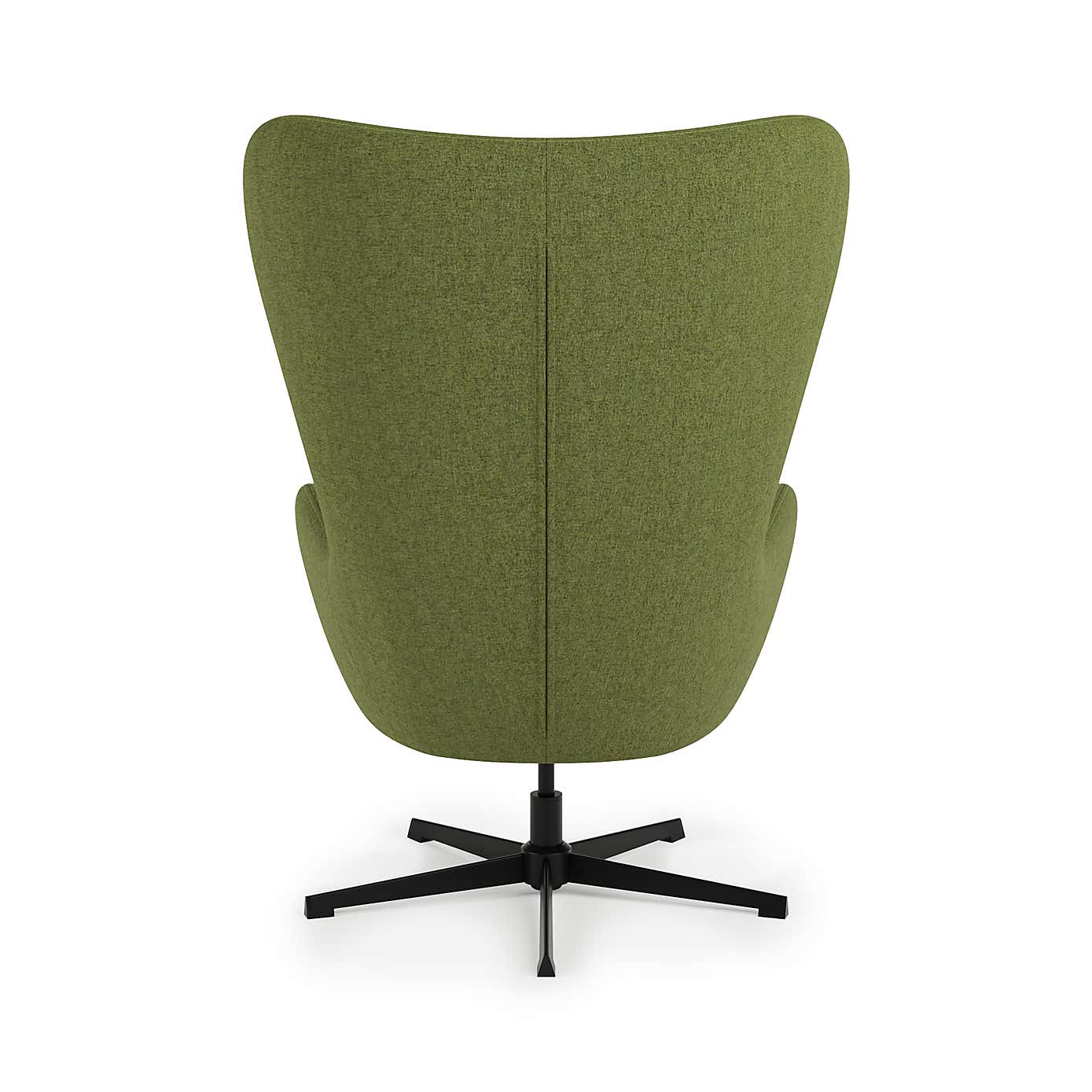 Kuvert Soft Marl Swivel Chair, Moss