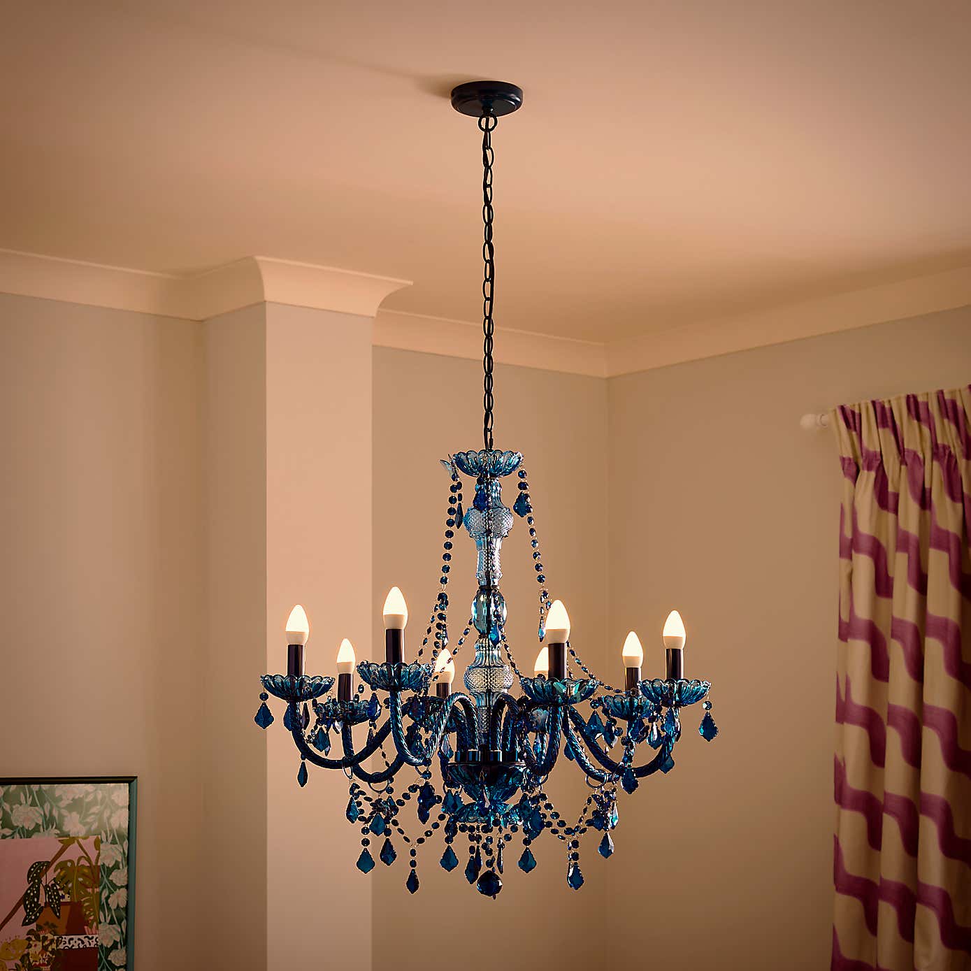 Sophie Robinson 8 Light Adjustable Chandelier