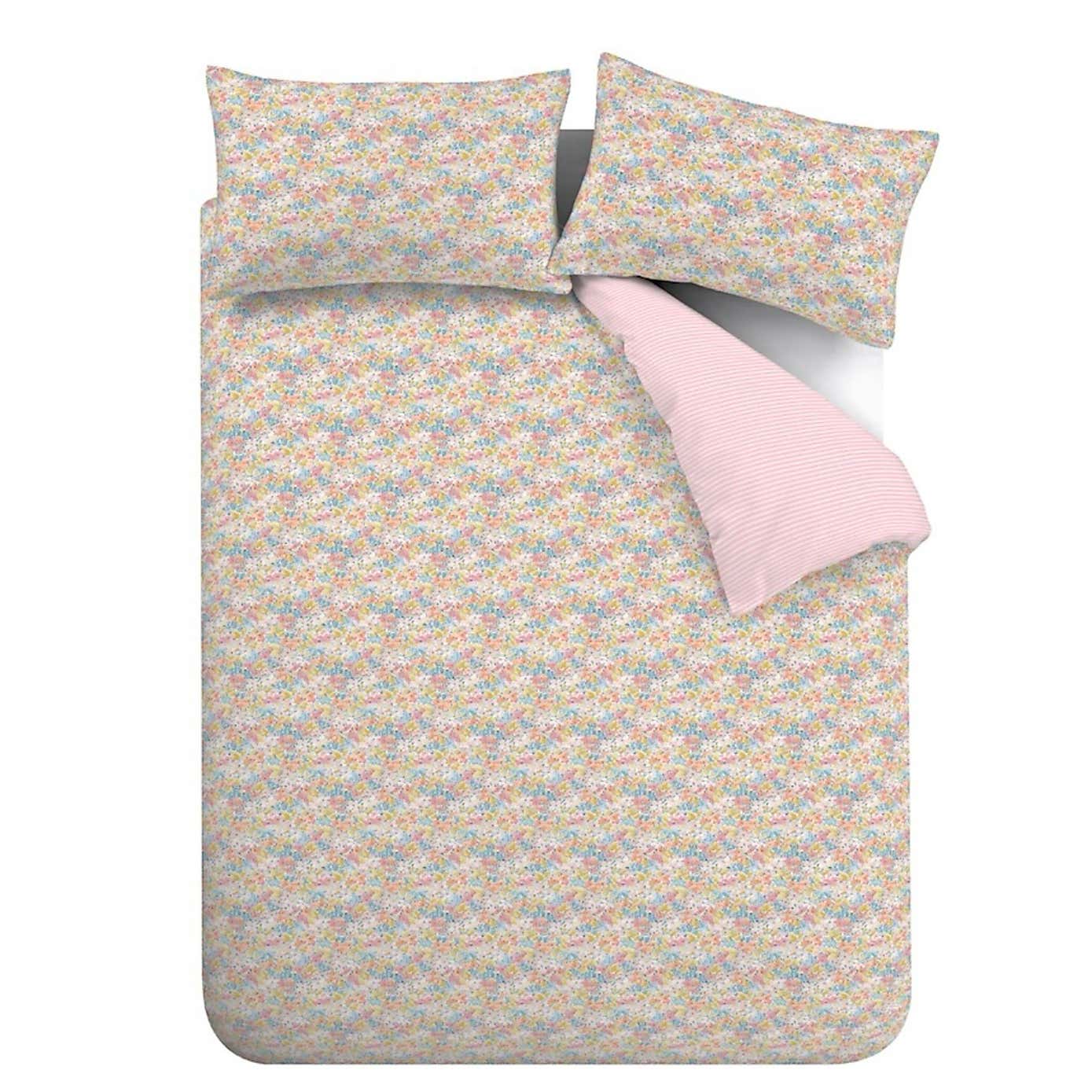 Catherine Lansfield Darcy Floral Reversible Duvet Cover & Pillowcase Set