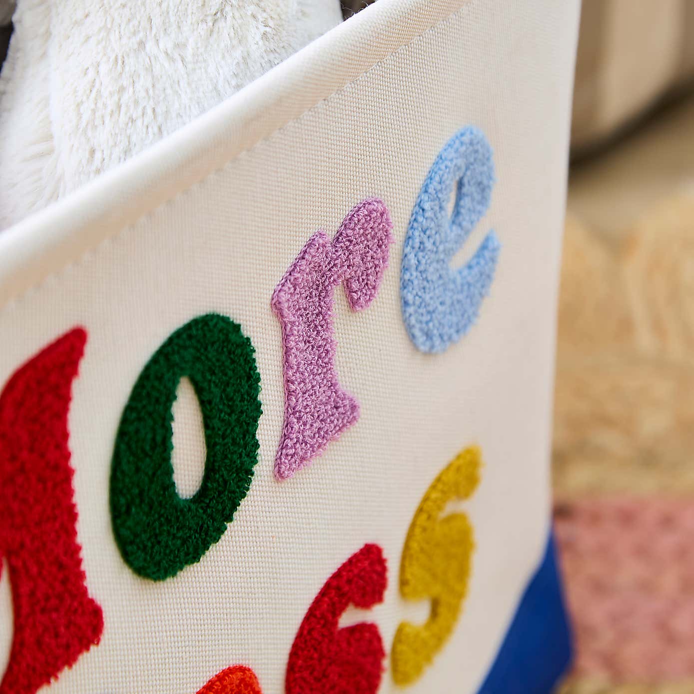 More Mess Tufted Storage Basket