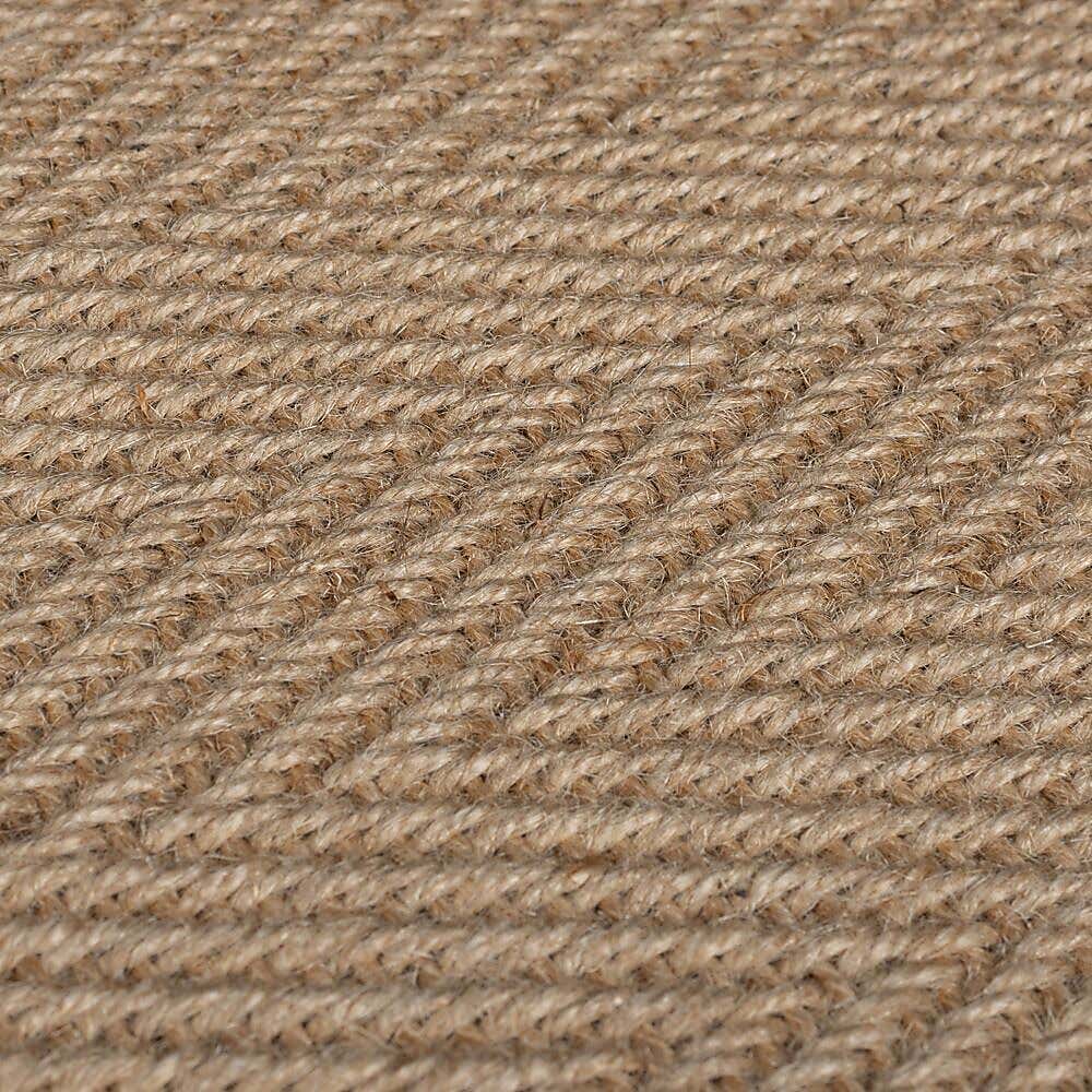 Embroidered Herringbone Border Runner