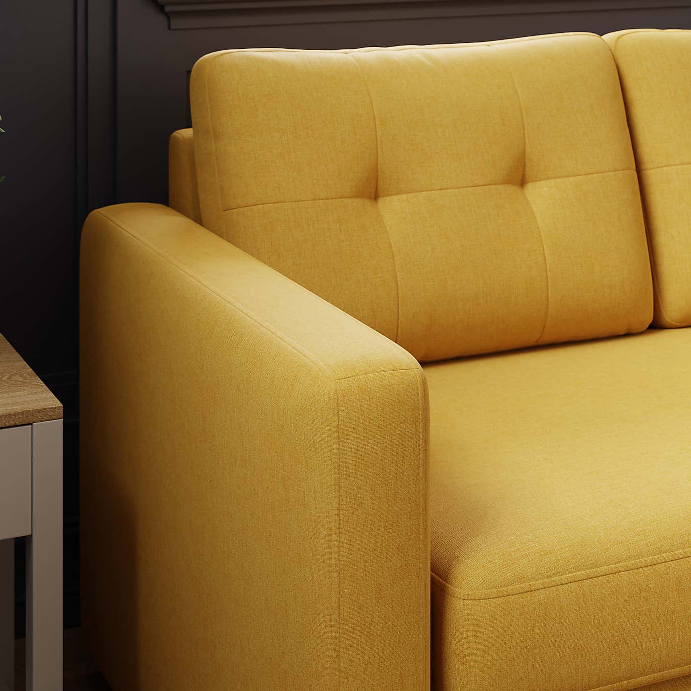 Barker Flatweave Trundle Corner Chaise Sofa Bed