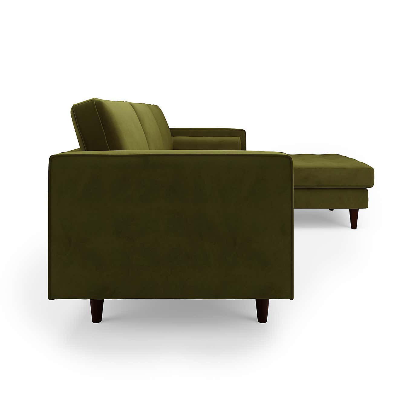 Zoe Velvet Left Hand Corner Sofa