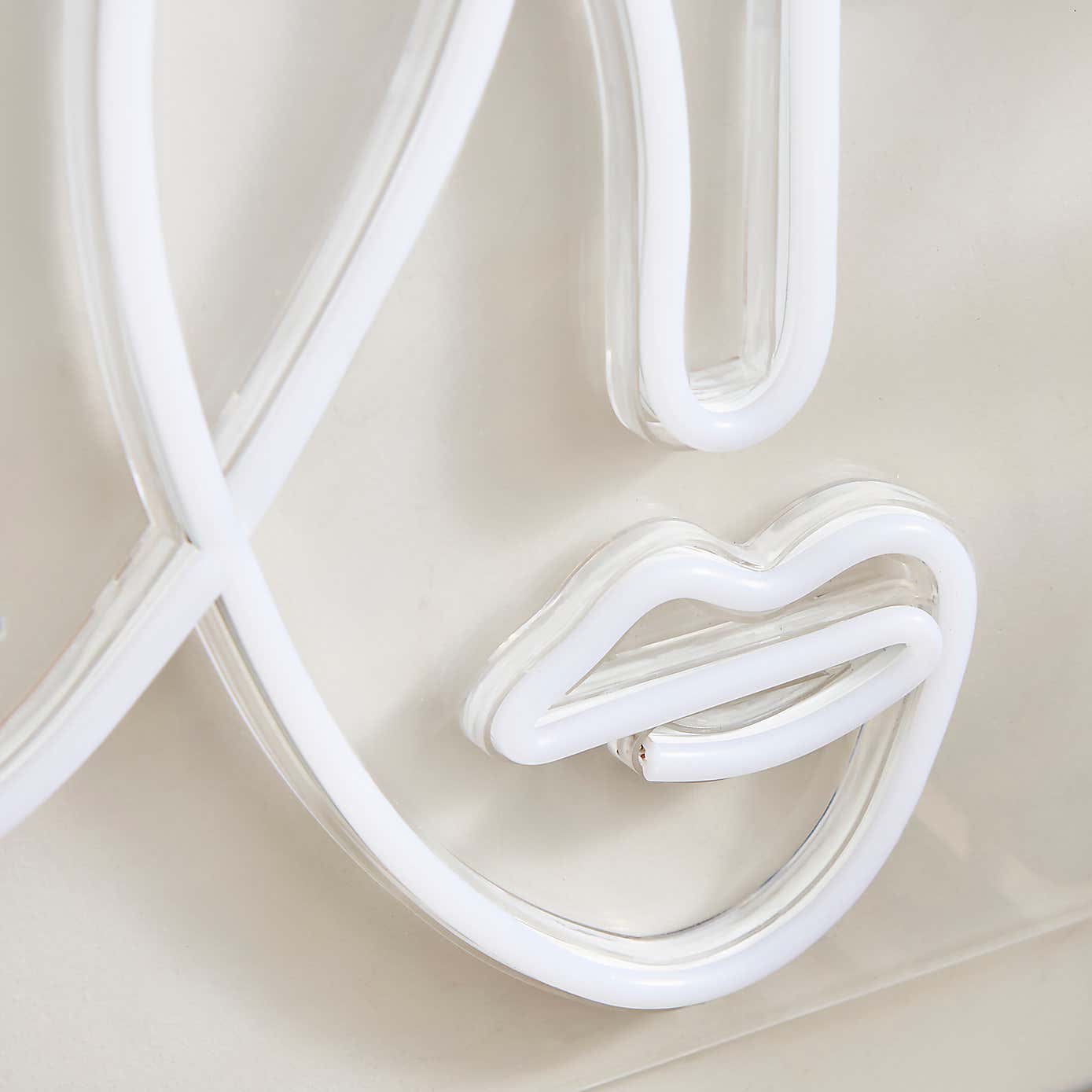 Faces Neon Wall Light