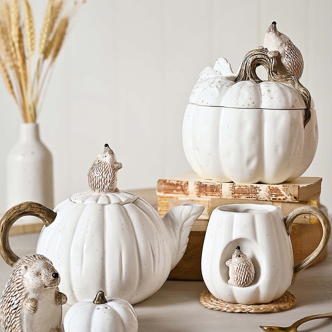 Country Living Ceramic Hedgehog Storage Pot