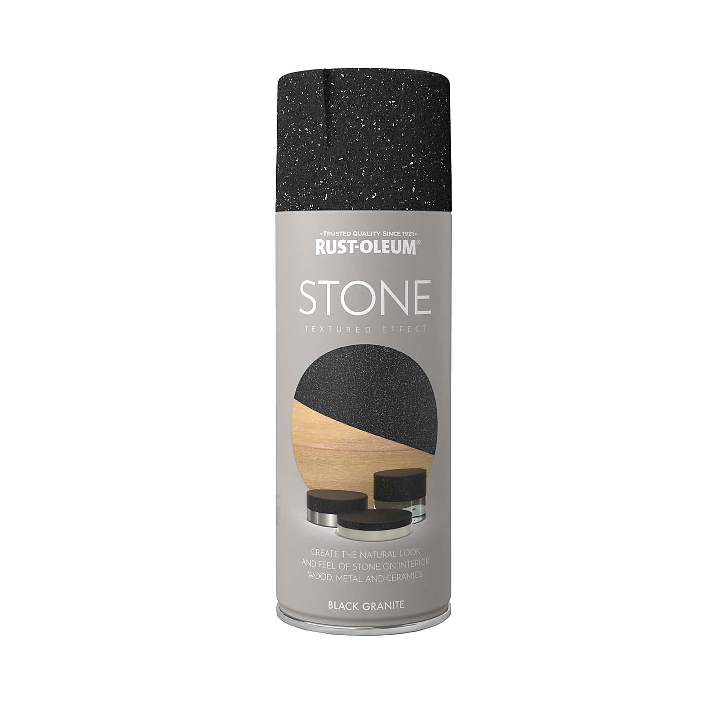 Rust-Oleum Stone Black Granite Spray Paint