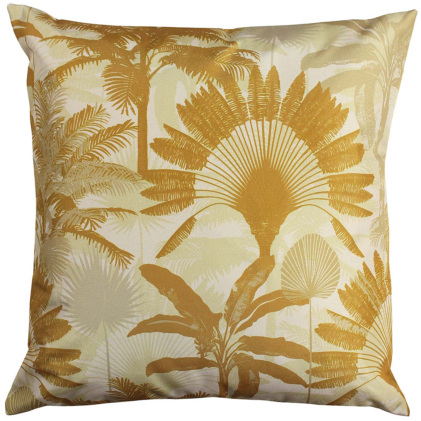 Palms Ochre Outdoor Cushion