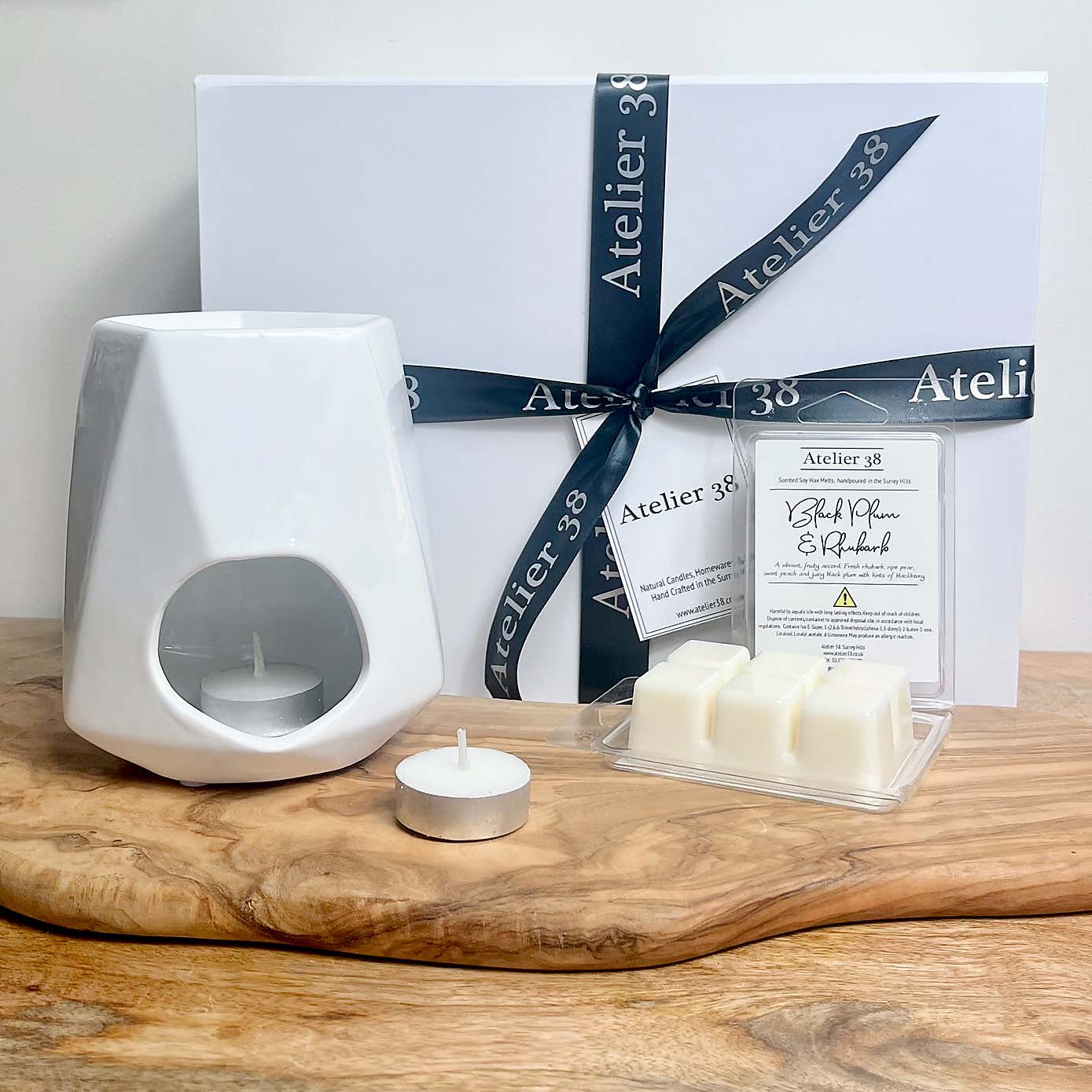 Atelier 38 Geo Burner and Fruity Wax Melt Gift Set