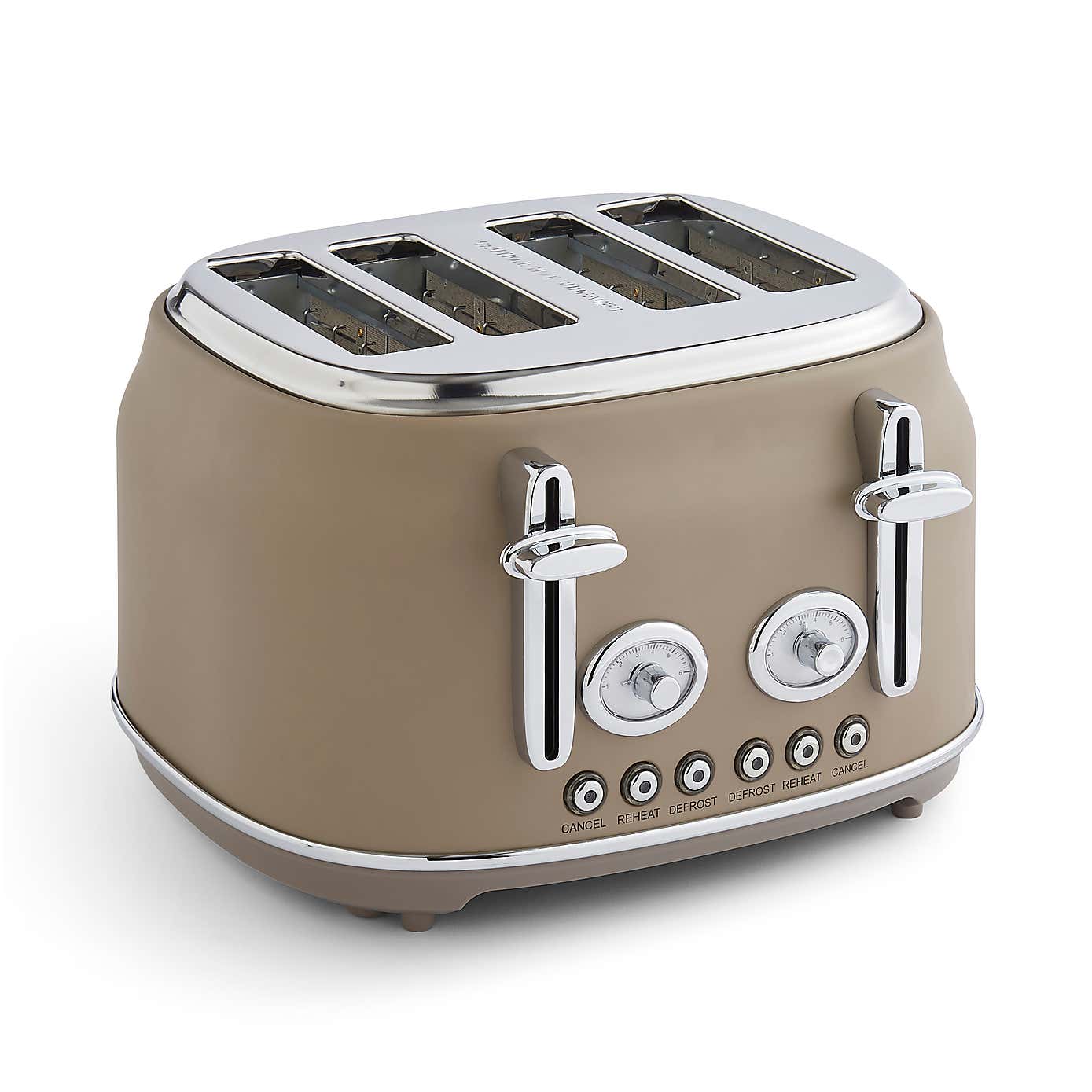 Retro Matt Mole 4 Slice 1750W Toaster