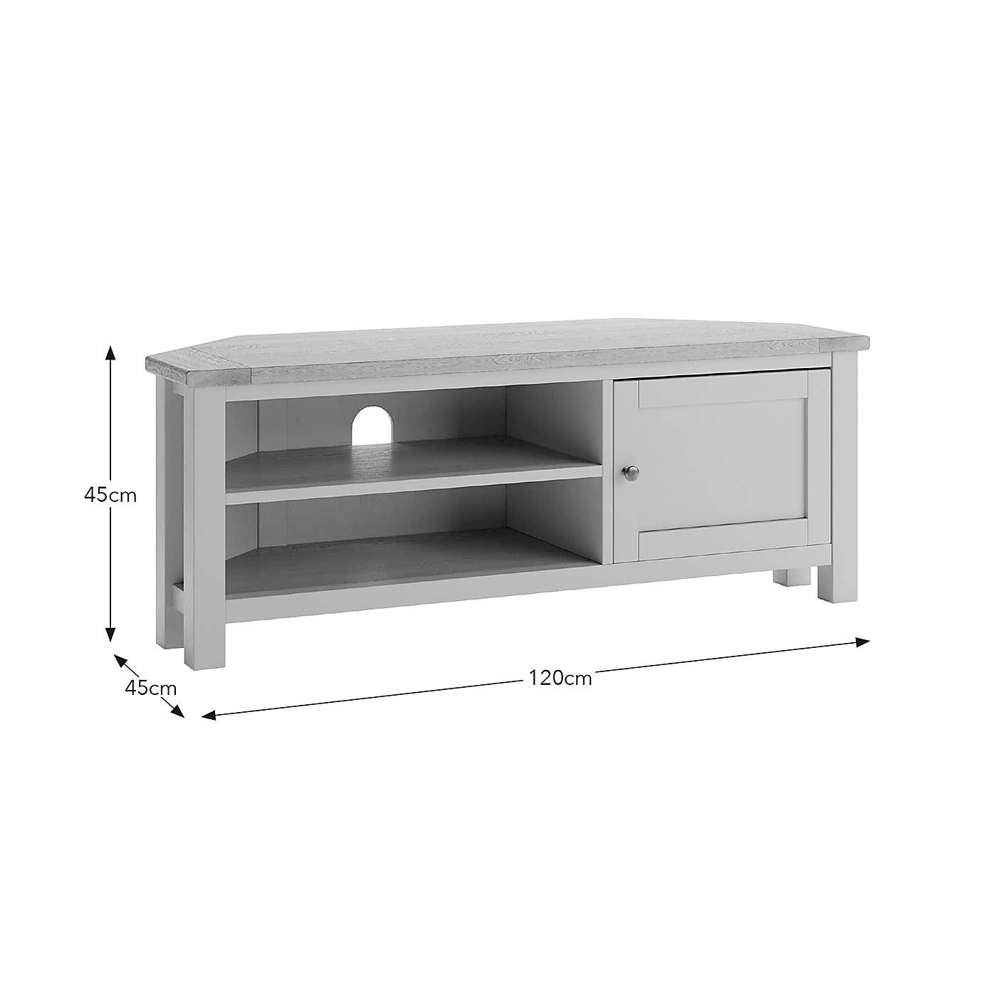 Olney Corner TV Unit Stone