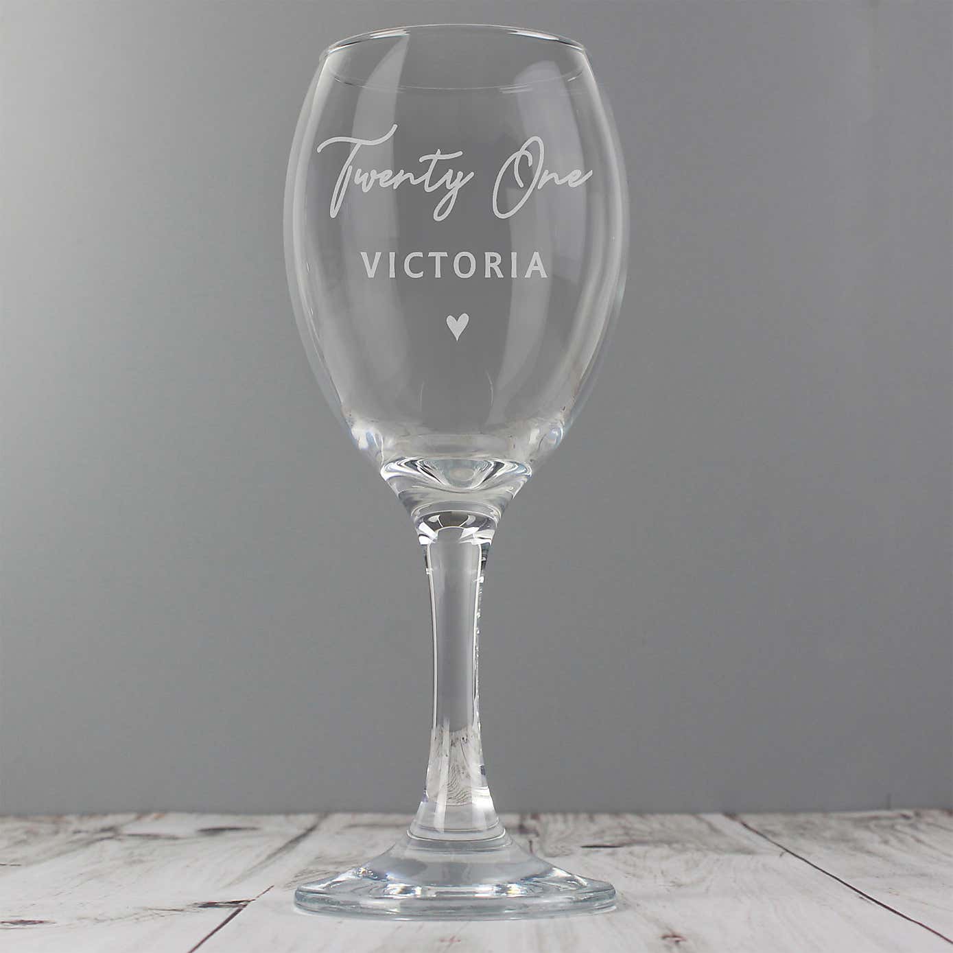 Personalised Birthday Wine Glass