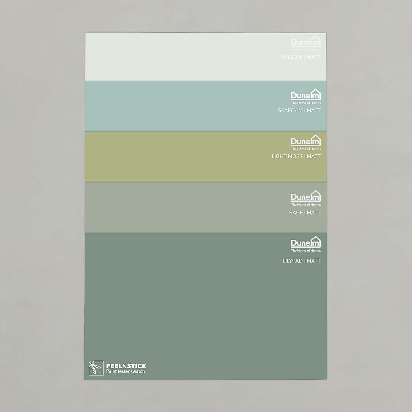 Matte Light Green Paint Sample Bundle