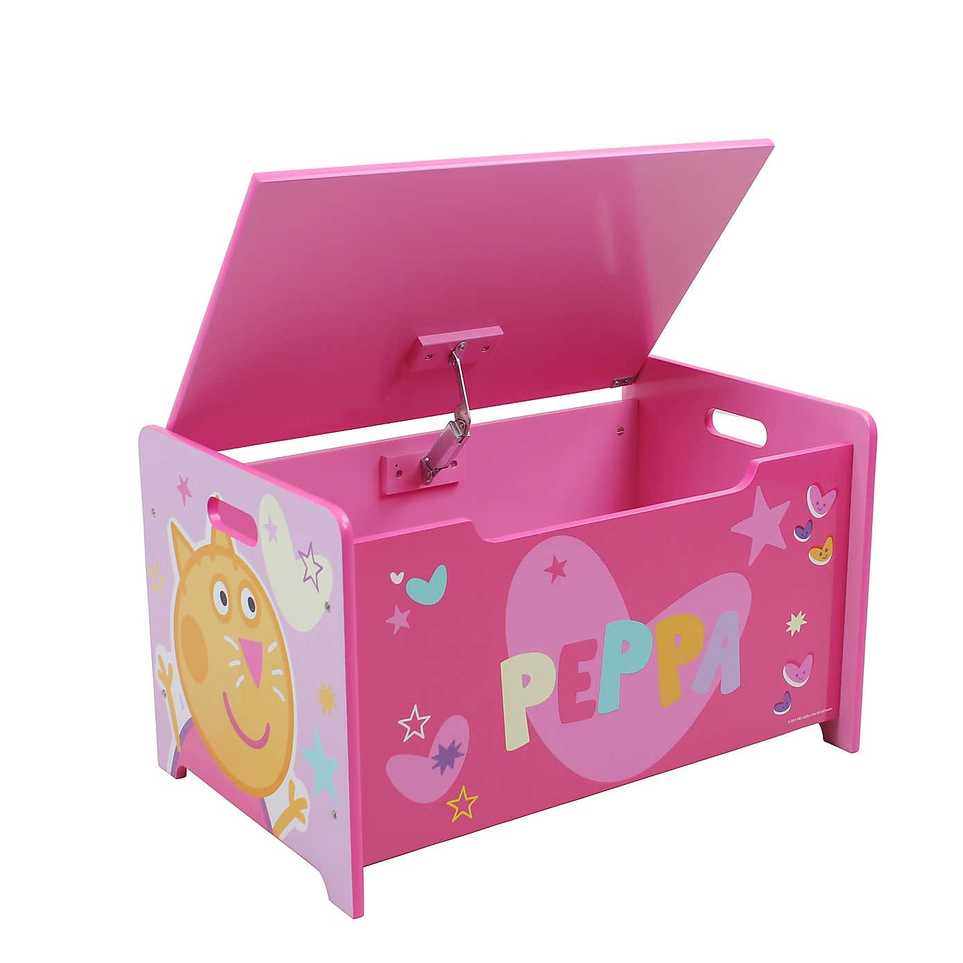 Peppa Pig Deluxe Wooden Toy Box and Bench