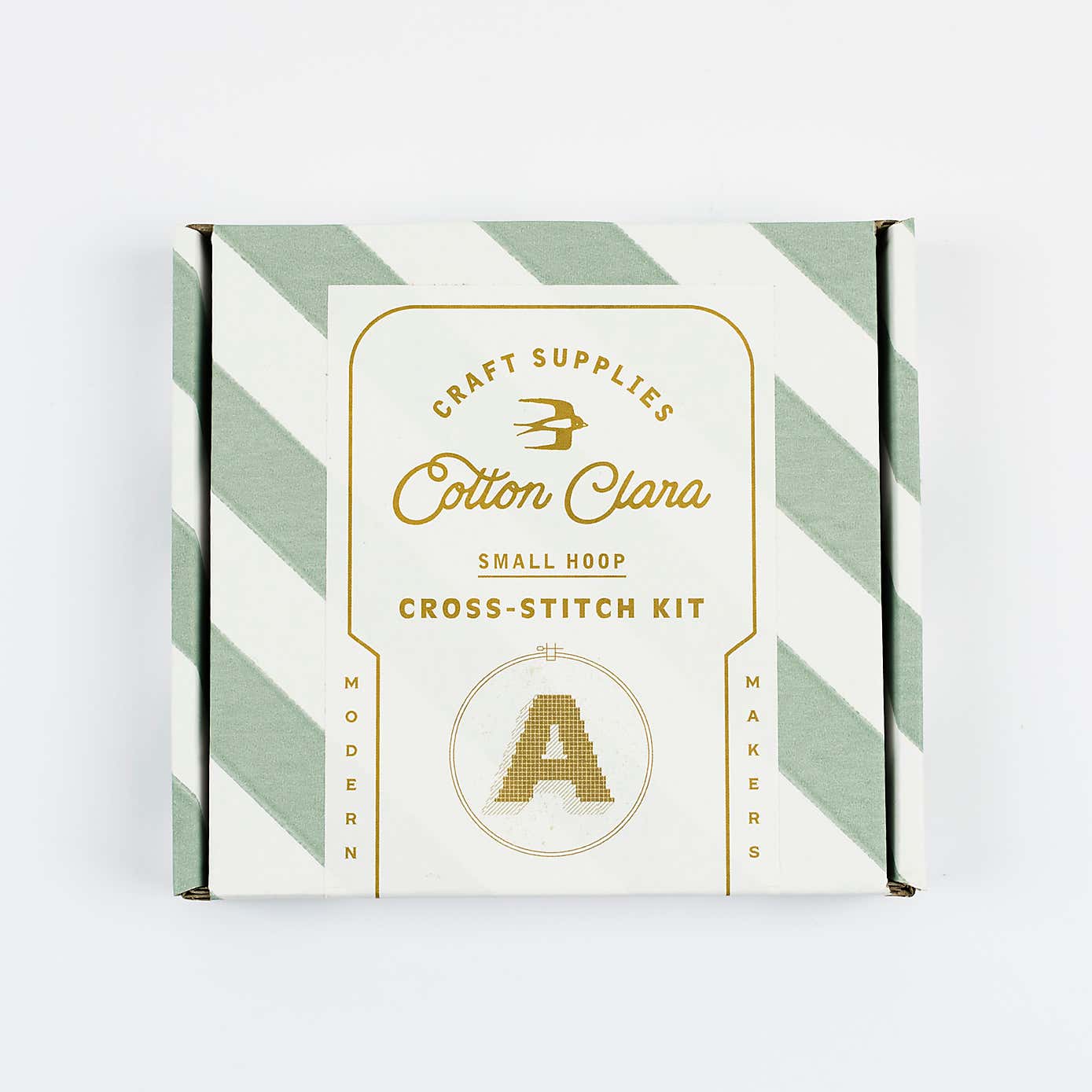 Cotton Clara Drop Shadow Alphabet Cross Stitch Kit