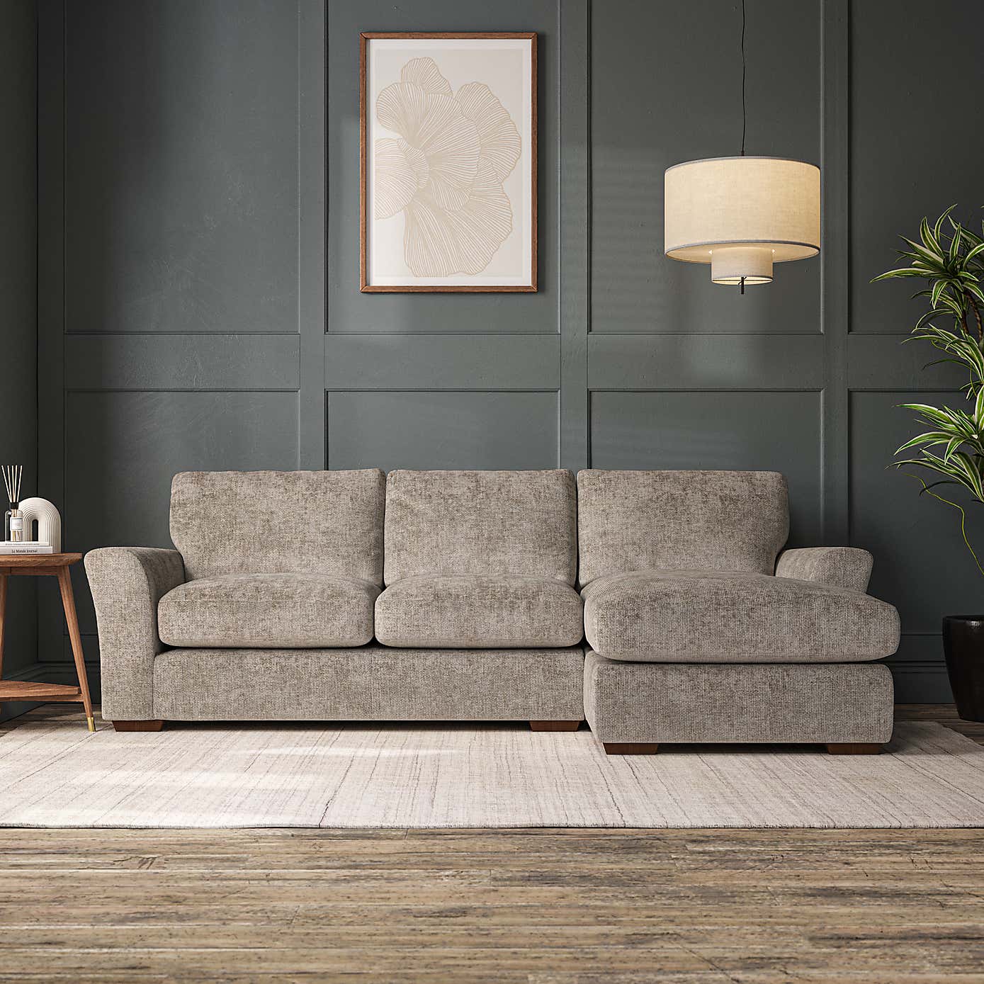 Lena 4 Seater Corner Chaise Sofa