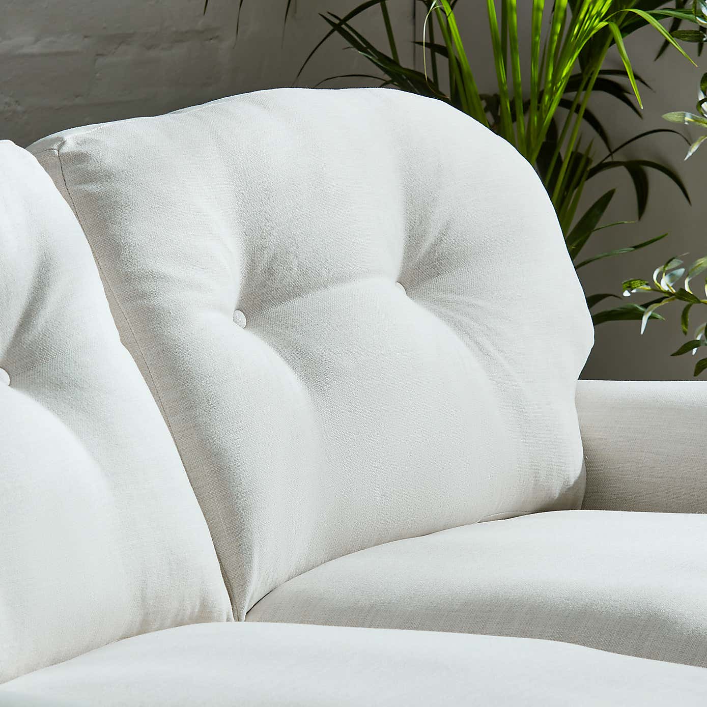 Martha Faux Linen 2 Seater Sofa