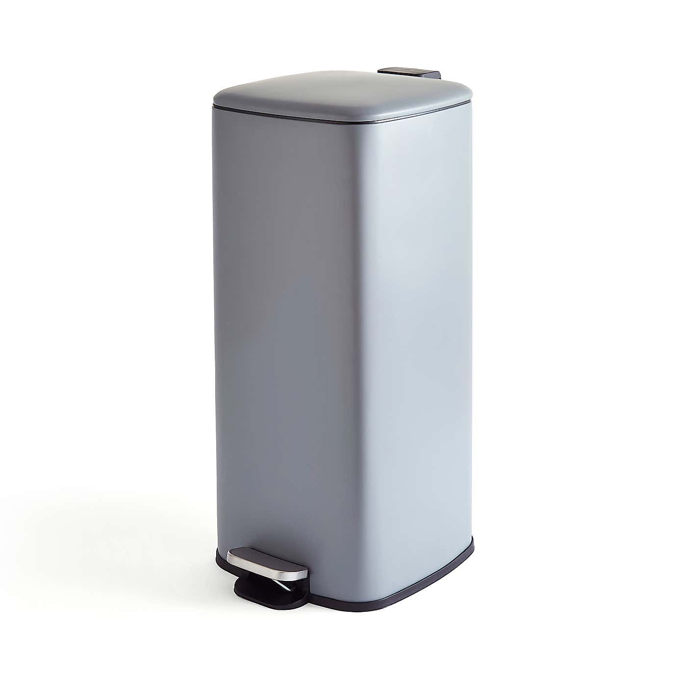 Square Pedal Bin 30L