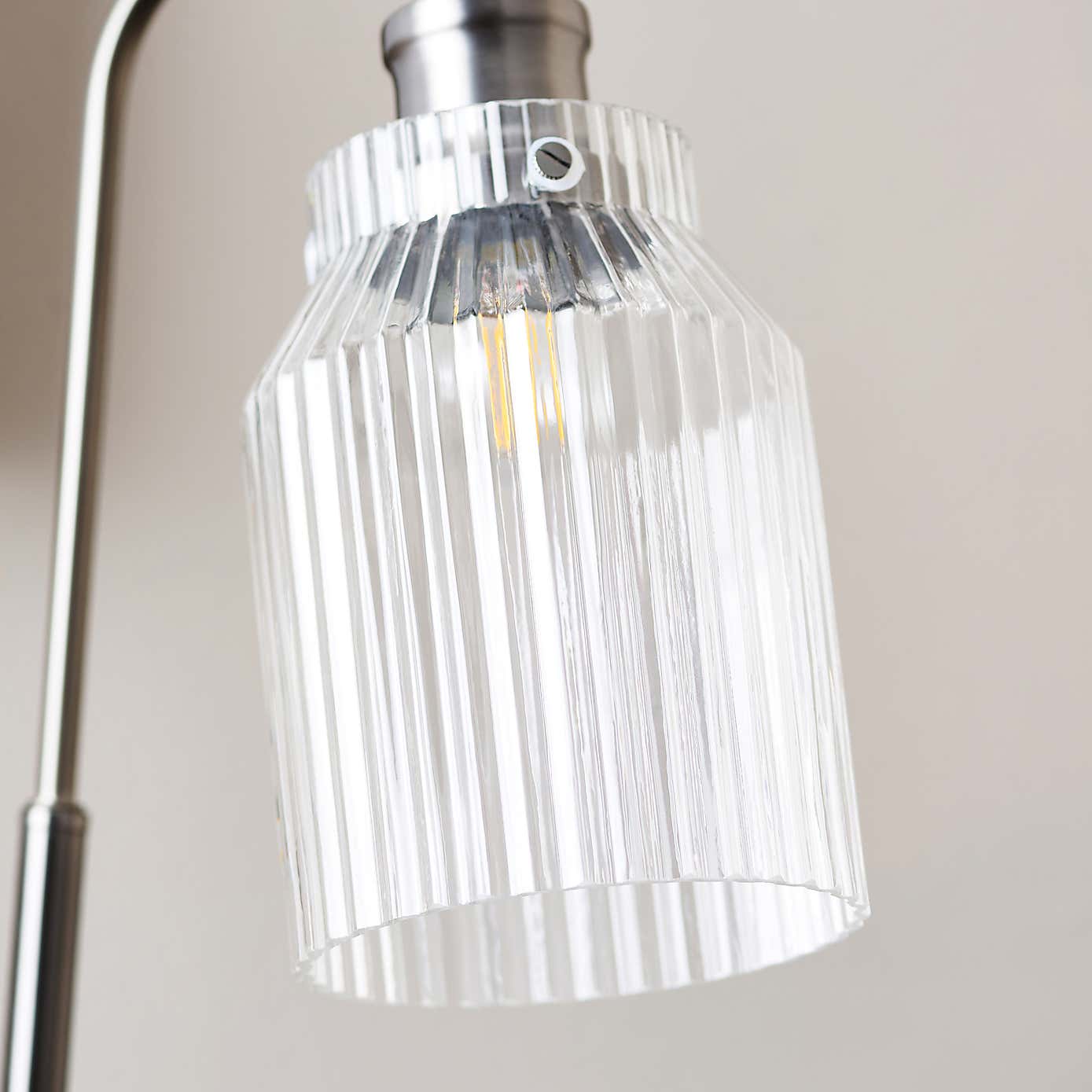 Tobias Industrial Ribbed Adjustable Table Lamp