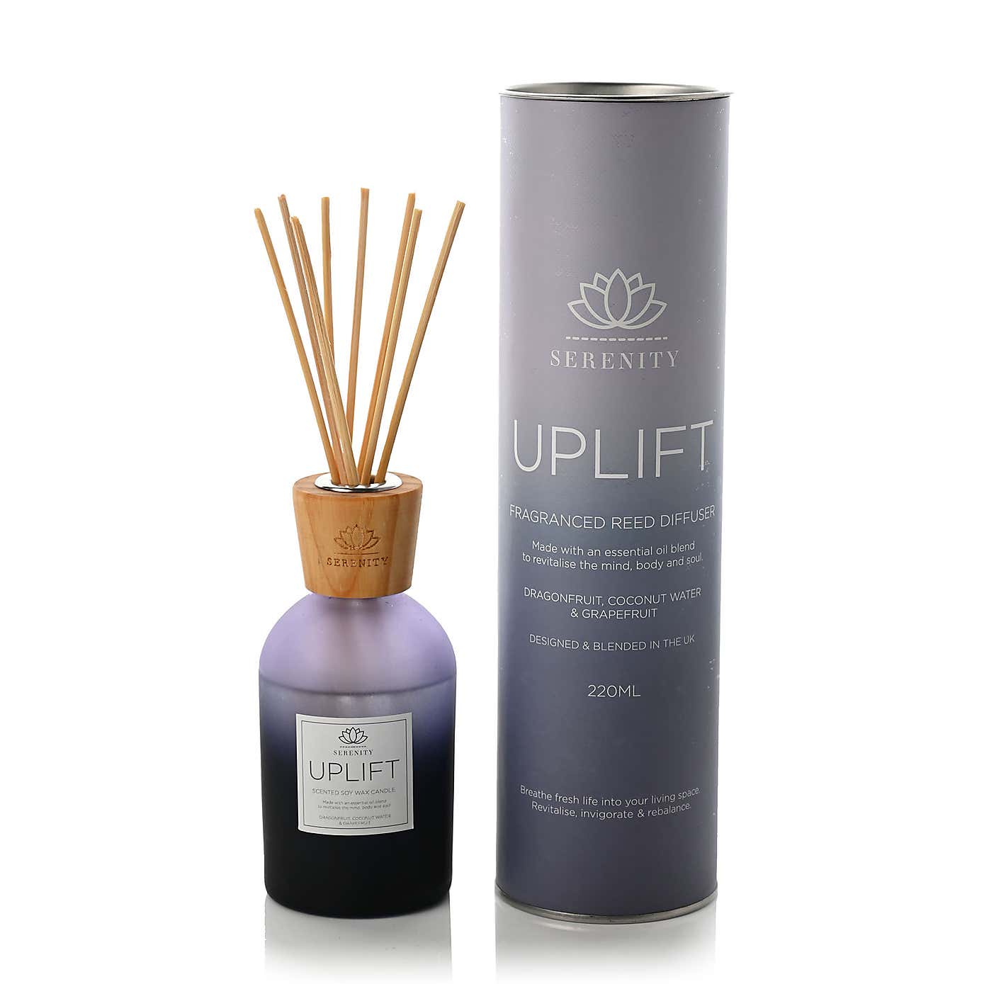 Serenity Uplift Reed Diffuser 220ml