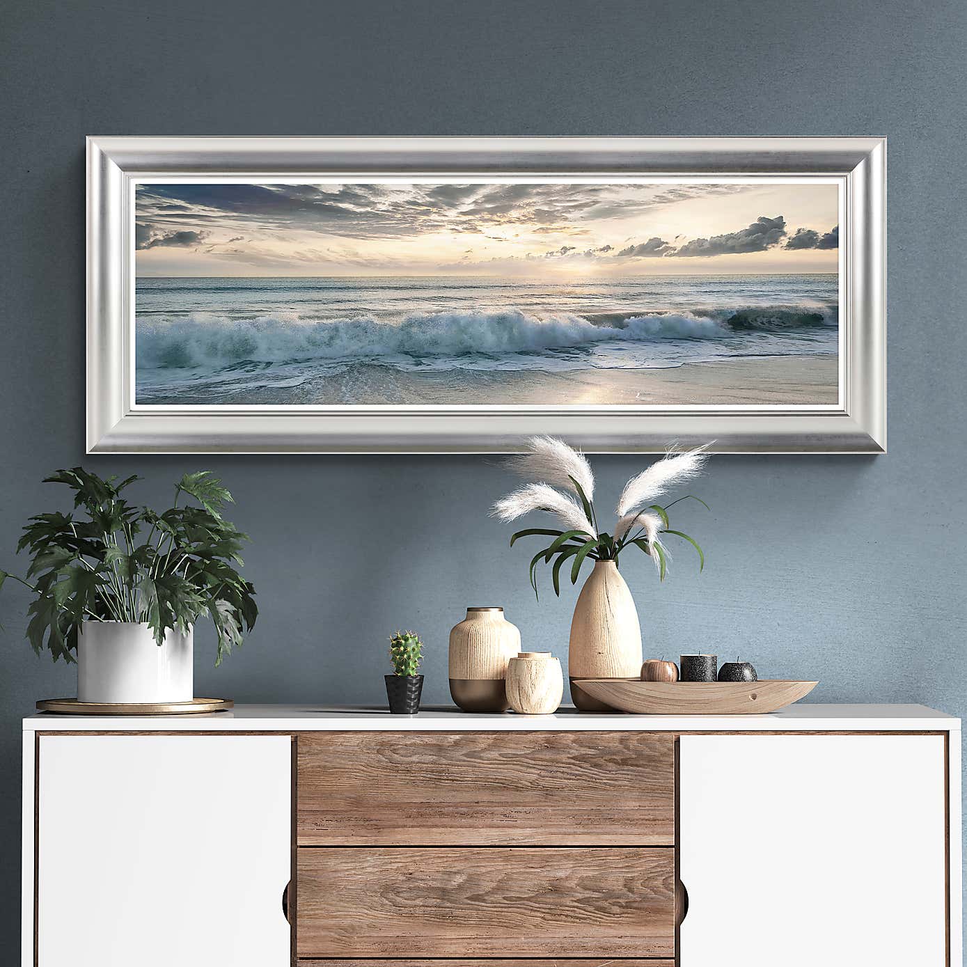 Soft Tides Framed Print