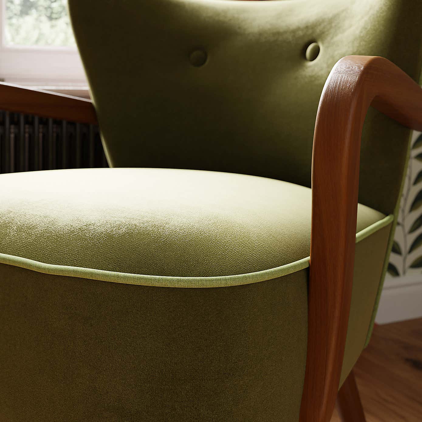 Eliza Contrast Occasional Armchair