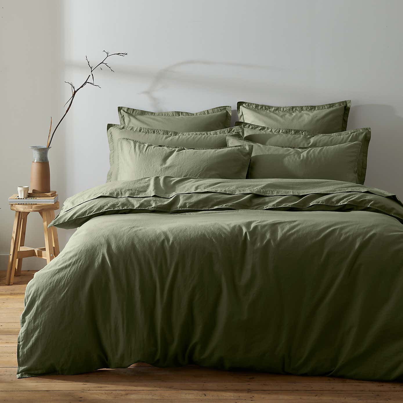 Recycled Cotton Housewife Pillowcase Pair