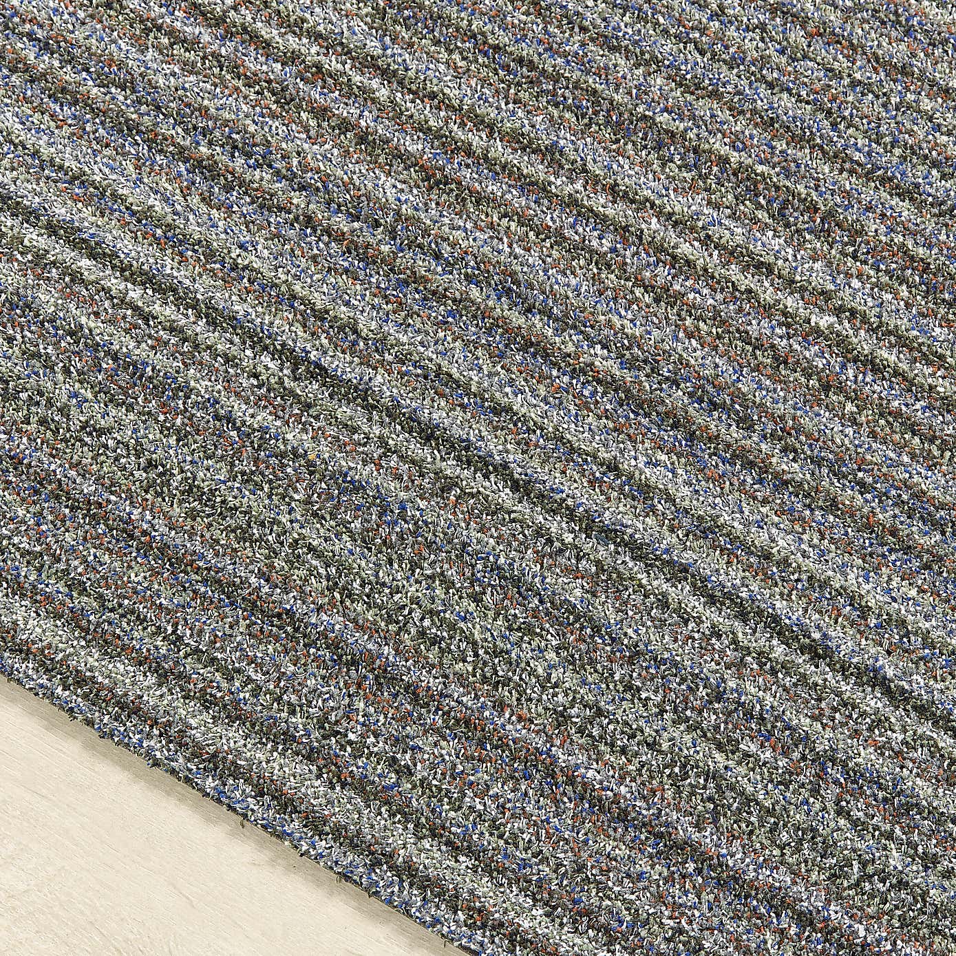 Marvel Striped Washable Cotton Utility Mat