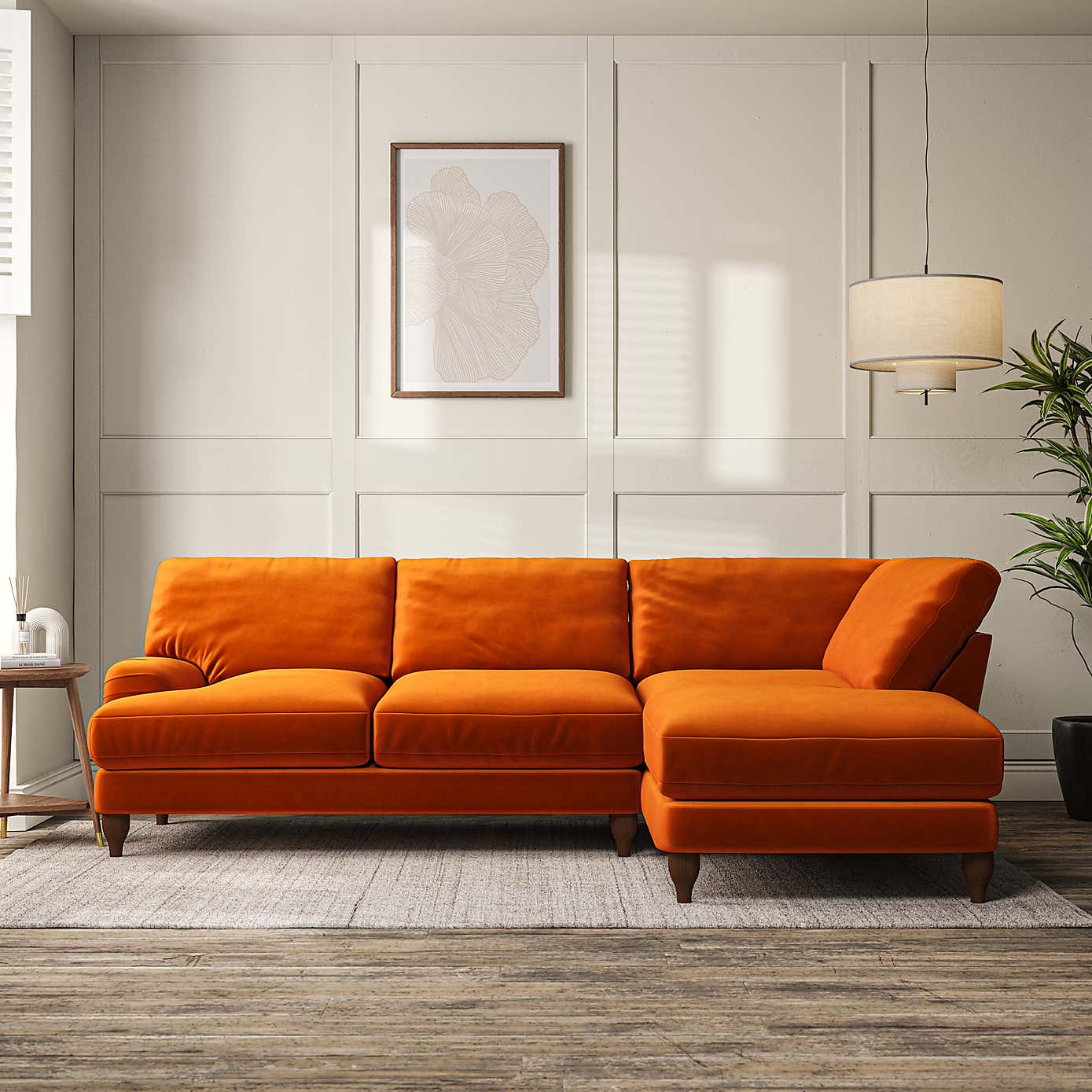 Darwin 4 Seater Corner Chaise Sofa