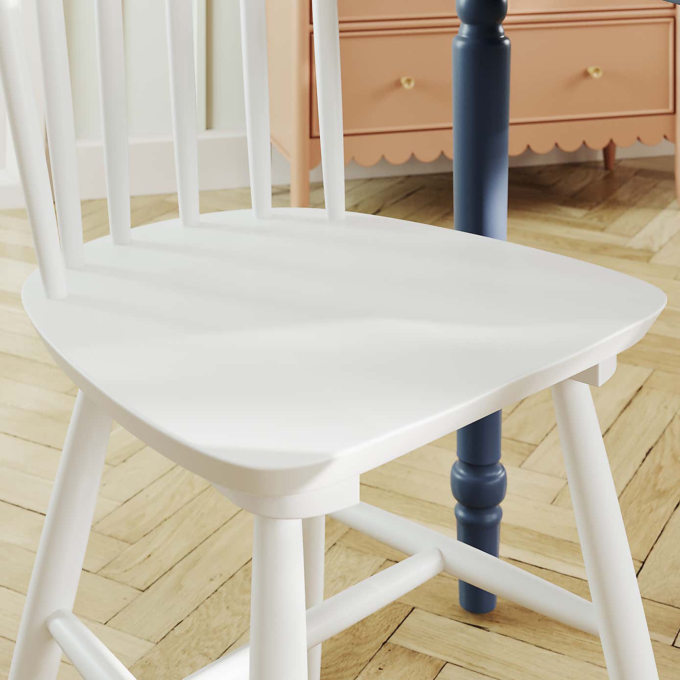 Harvey Set of 2 Dining Chairs, Beech Wood