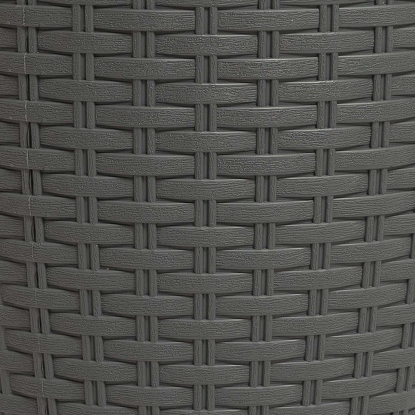 Addis Hessian Swing Lid Bathroom Bin