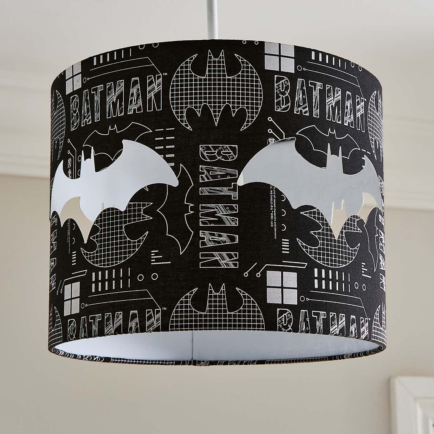 Batman Cut Out Easy Fit Lamp Shade