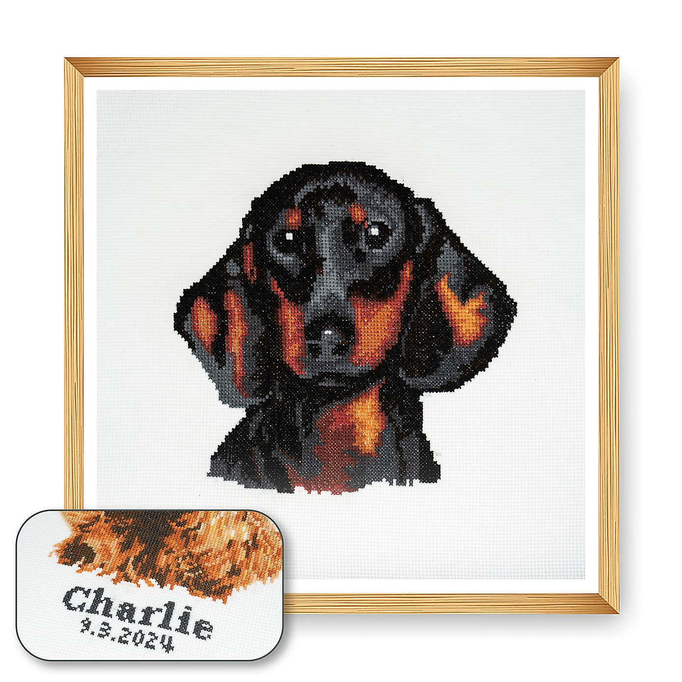 Cross Stitch Dachshund