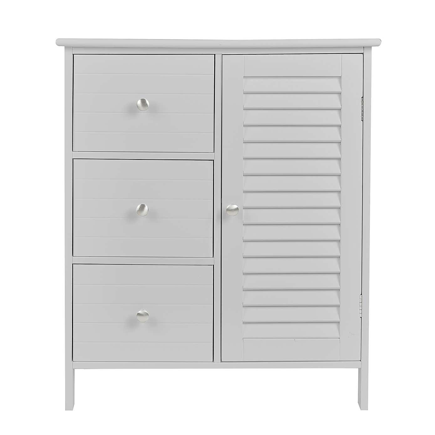 Nautical 3 Drawer Cabinet Unit