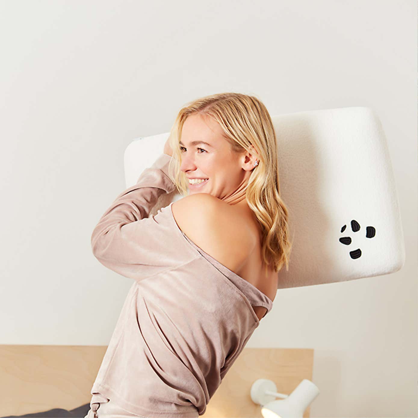 Panda Bamboo Memory Foam Pillow