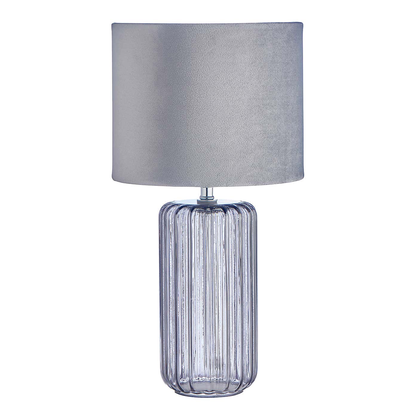 Christine Ribbed Glass Table Lamp