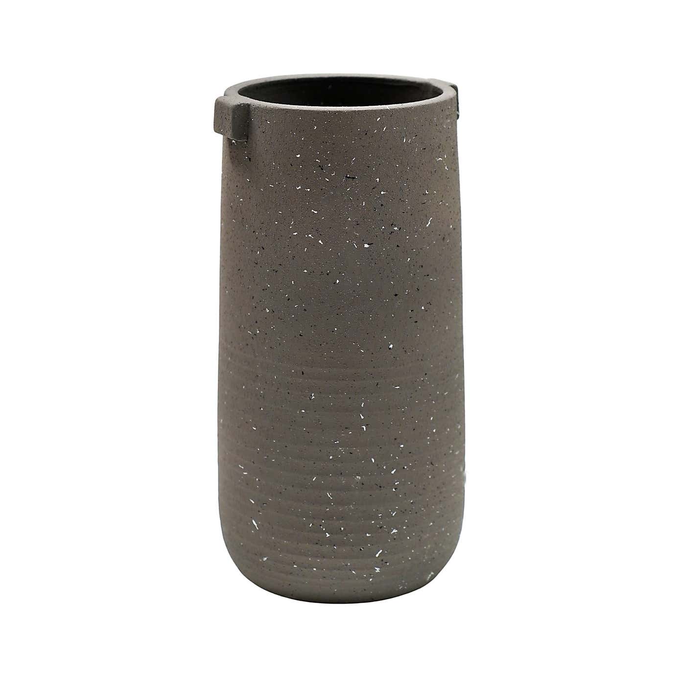 Aurora Terrazzo Handles Tall Vase