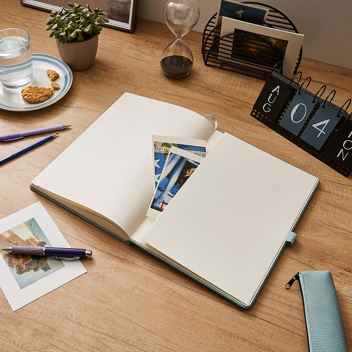 Waters and Noble Premium Faux Leather Notebook