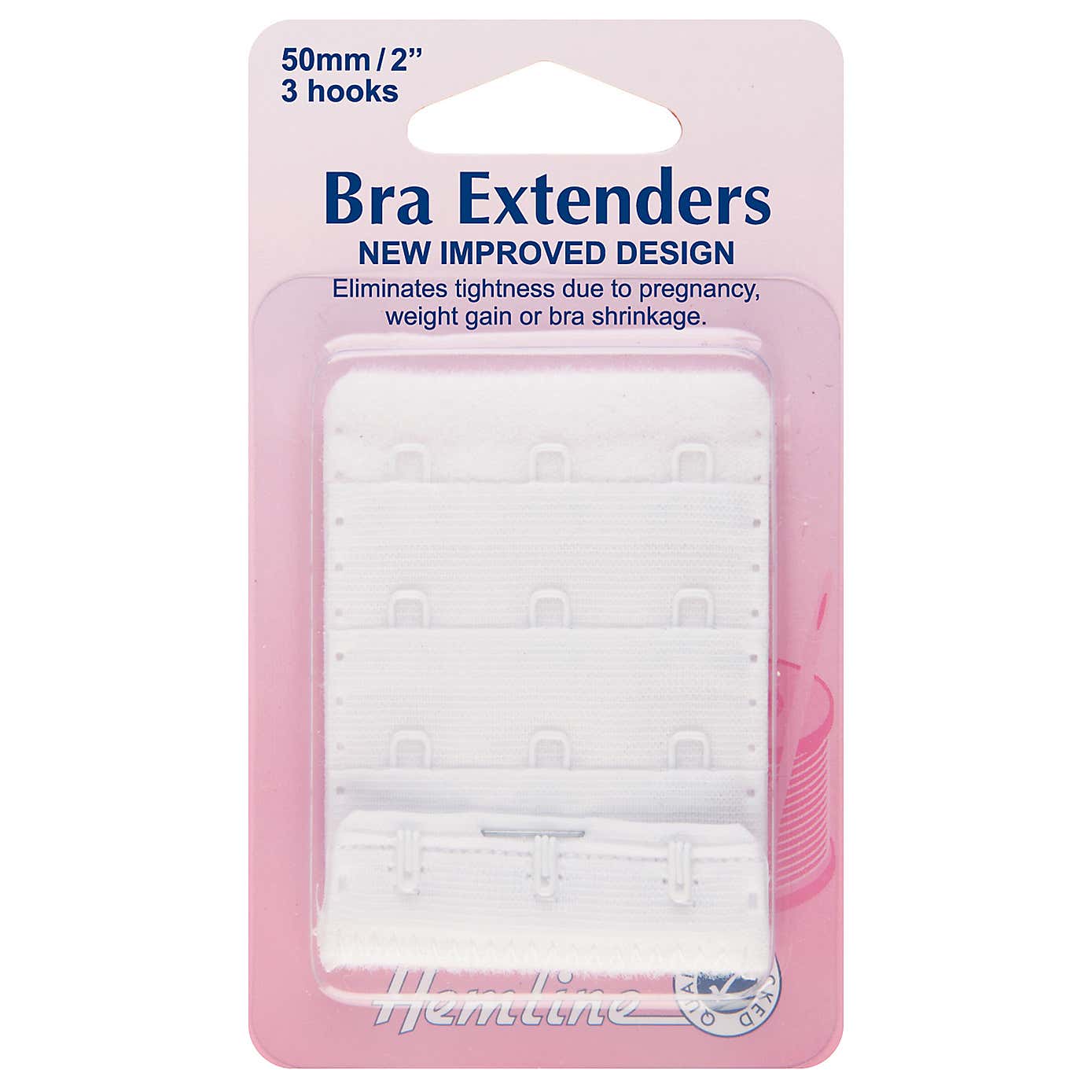 Hemline Bra Extender White