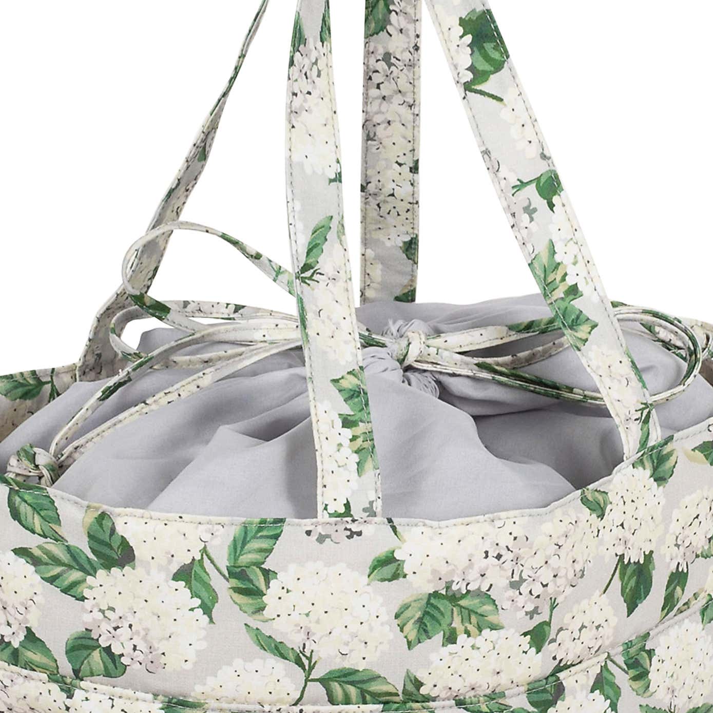 Hobby Gift Hydrangea Medium Drawstring Craft Bag