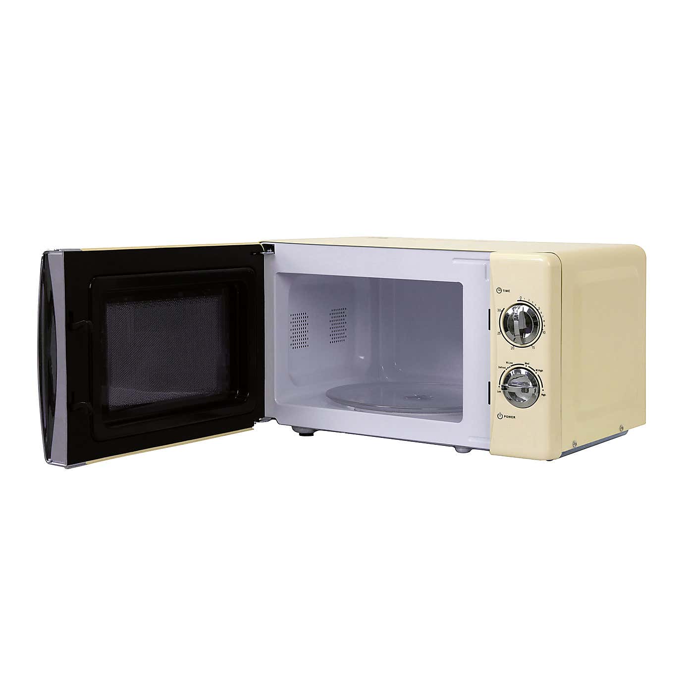 Russell Hobbs Colours 700W 17L Cream Manual Microwave