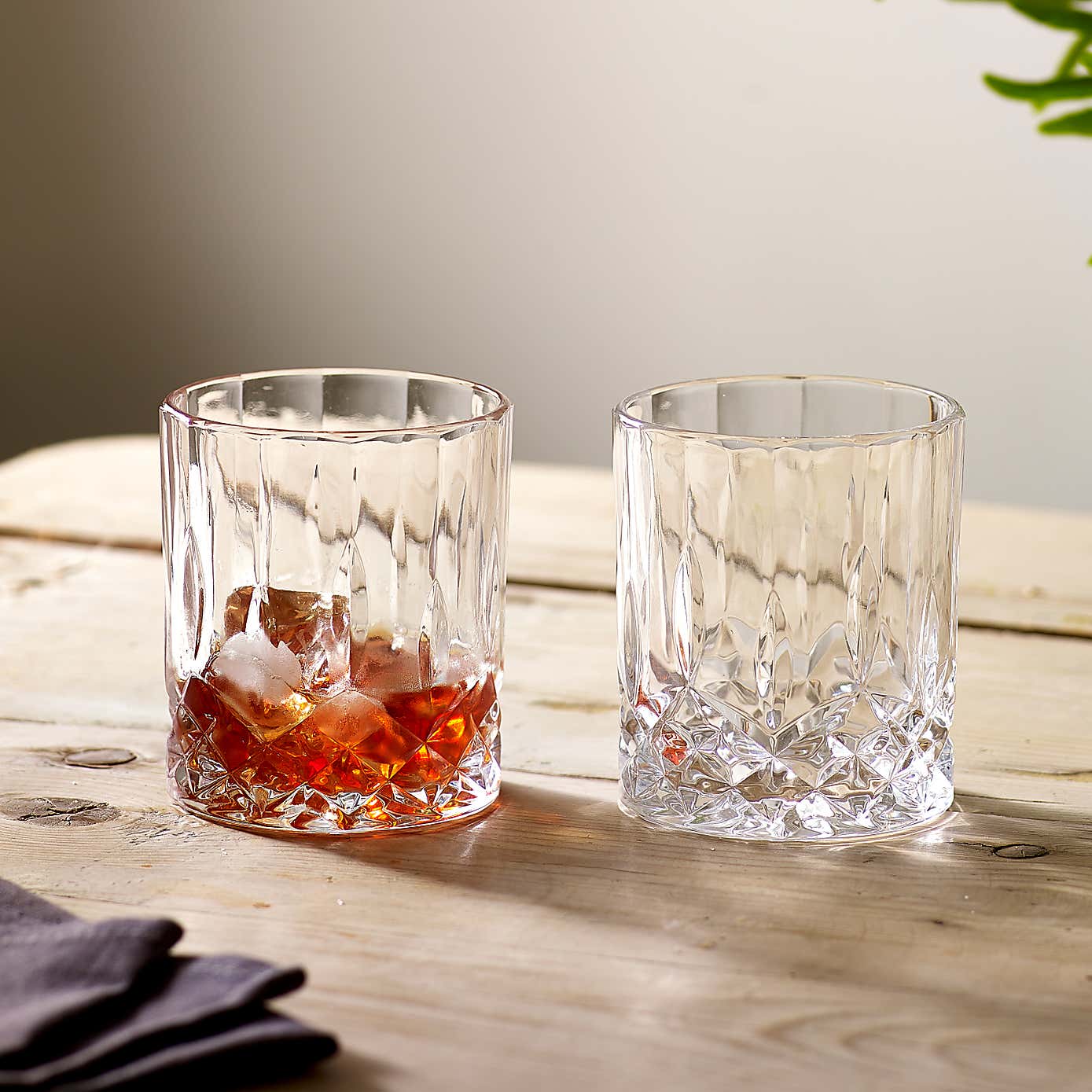 Pack of 2 Pressed Tumblers
