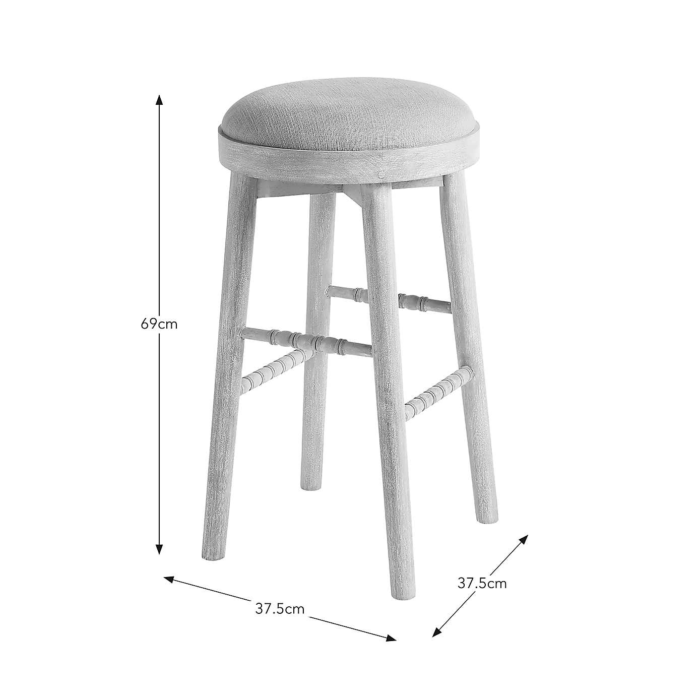 Adora Bar Stool, Mango Wood