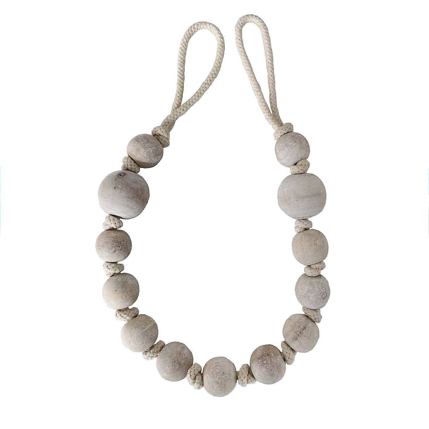 Wooden Knots Natural Tiebacks