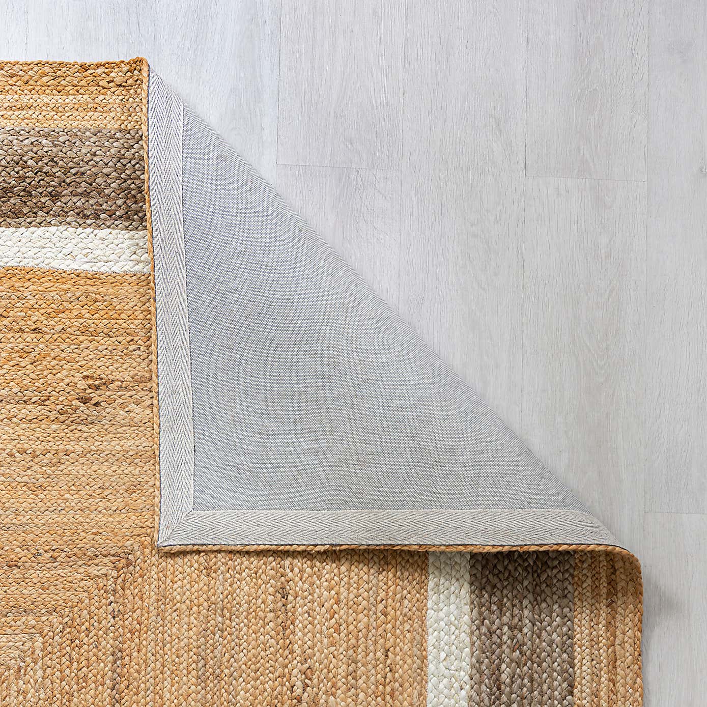Elements Natural Jute Border Rug