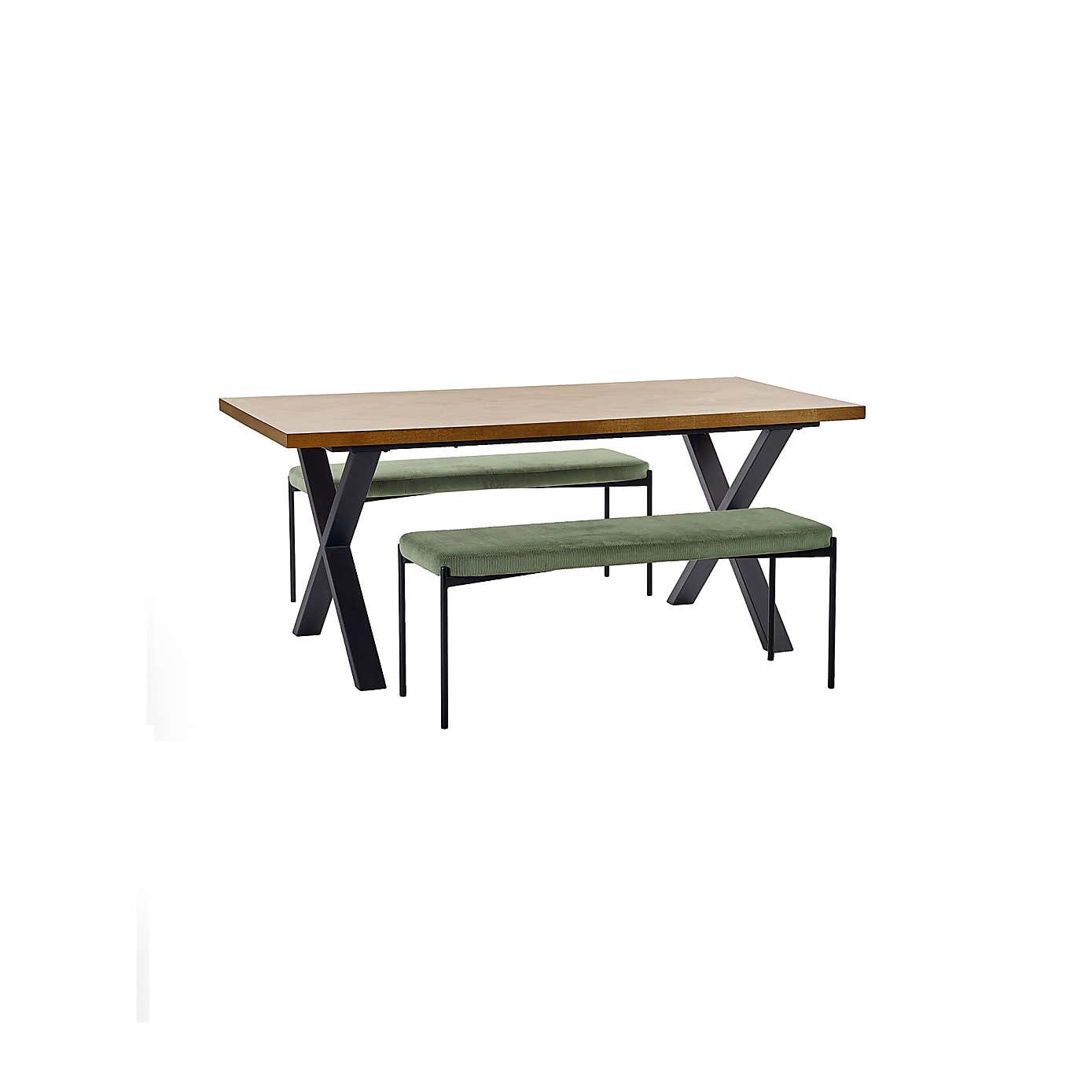 Leonie Long Dining Bench, Velvet