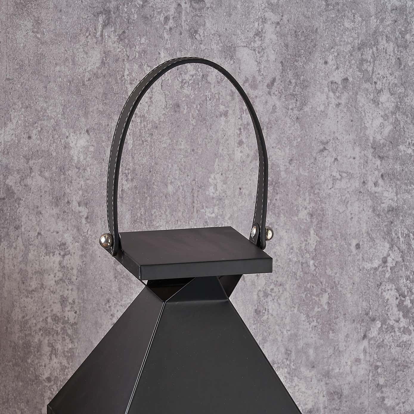 Metal & Glass Lantern