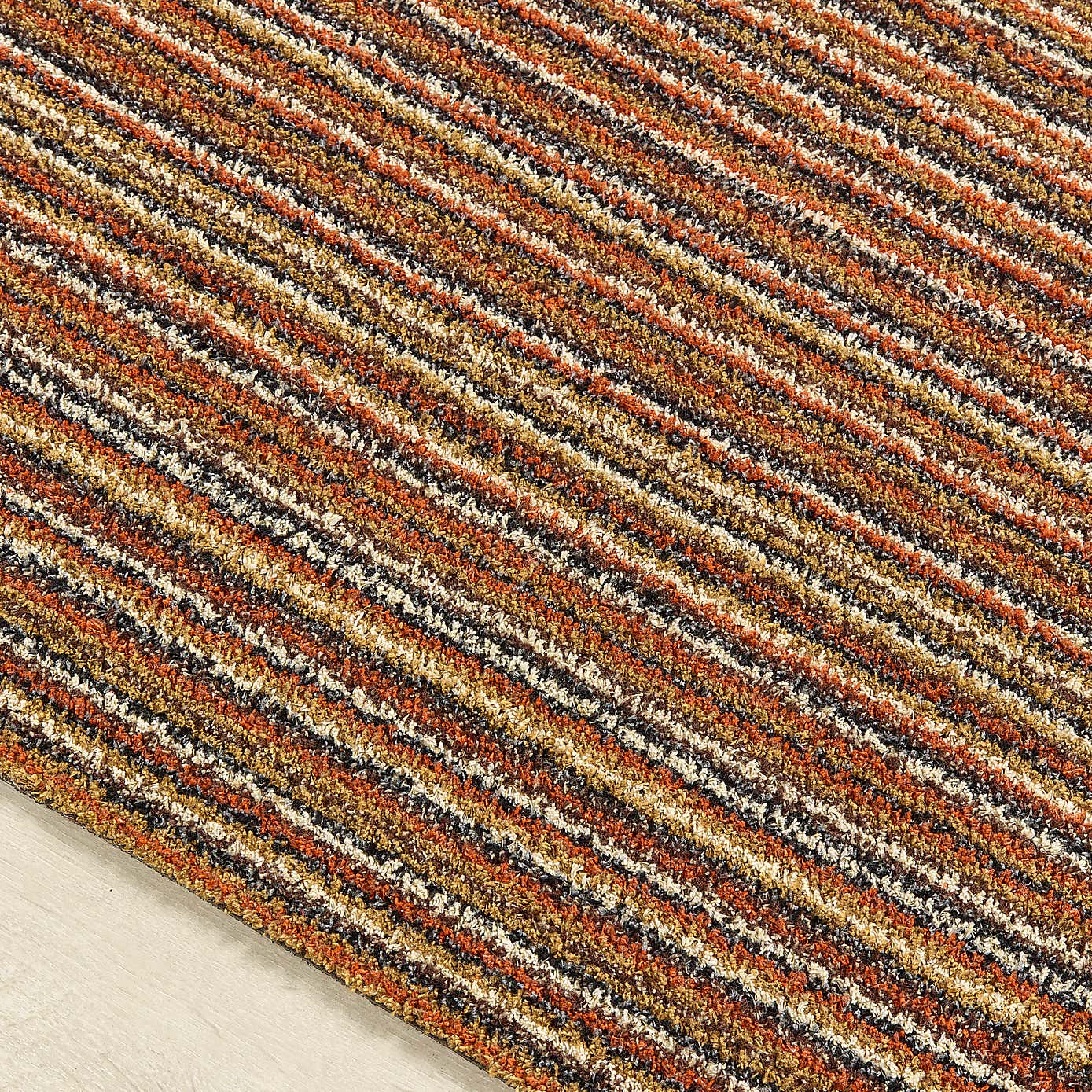 Marvel Striped Washable Cotton Utility Mat