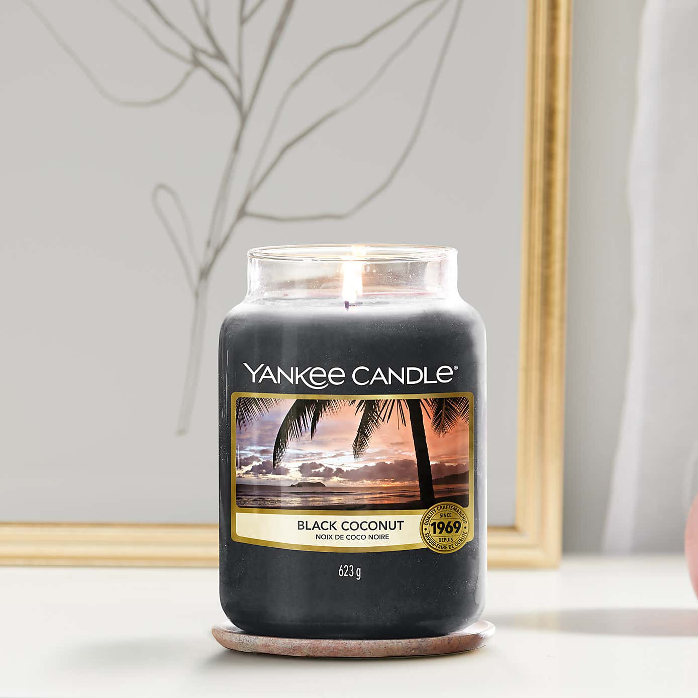 Yankee Candle Black Coconut Original Large Jar Candle