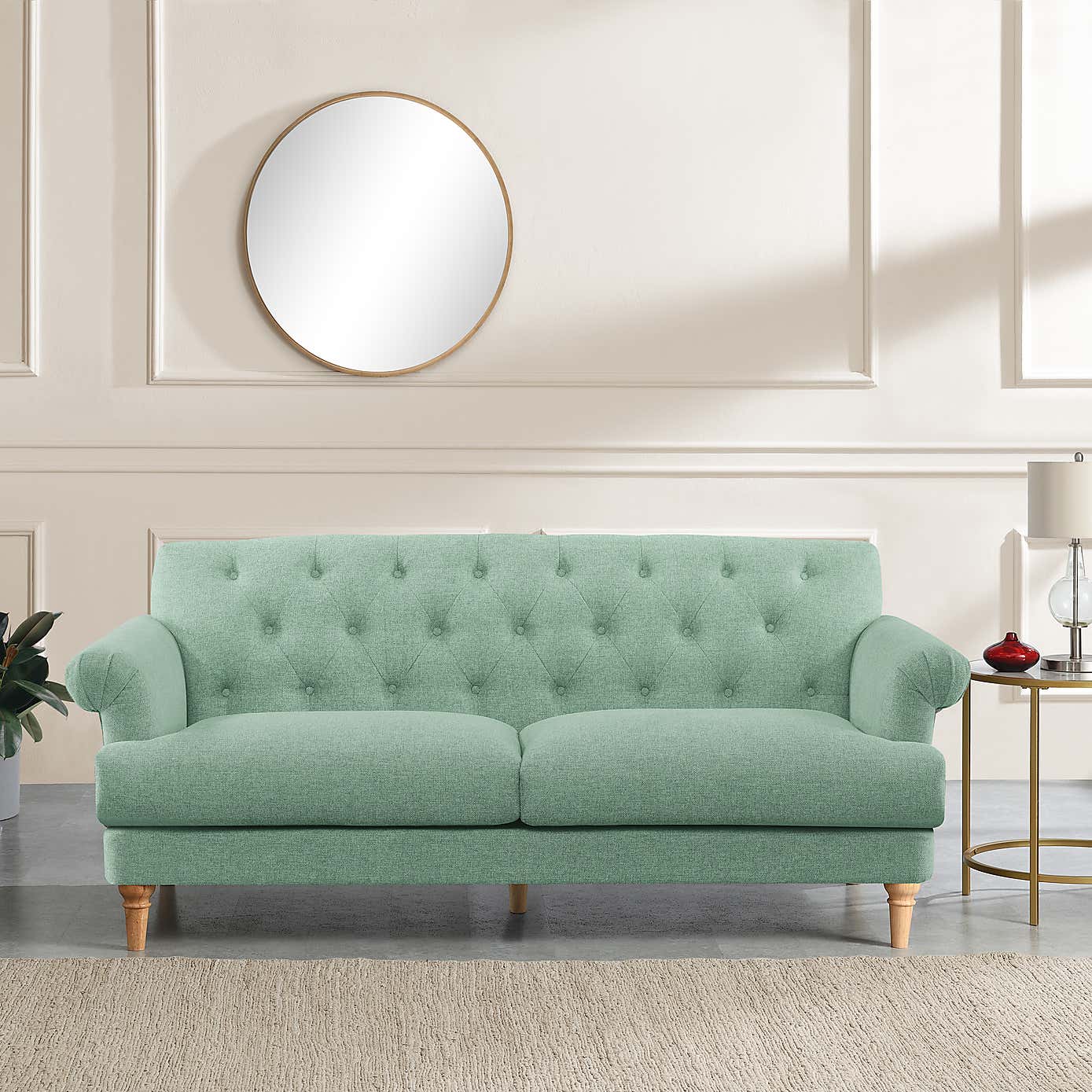 Trance Fabric 3 Seater Sofa